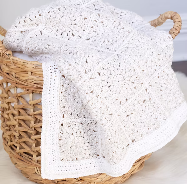 Oatmilk Petals Blanket