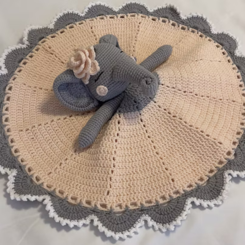 crochet elephant