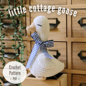 Little Cottage Goose Amigurumi Crochet Pattern (PDF Download)